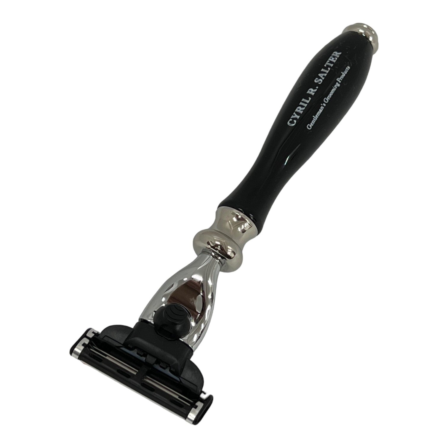 Cyril R. Salter Ebony Mach 3 Razor