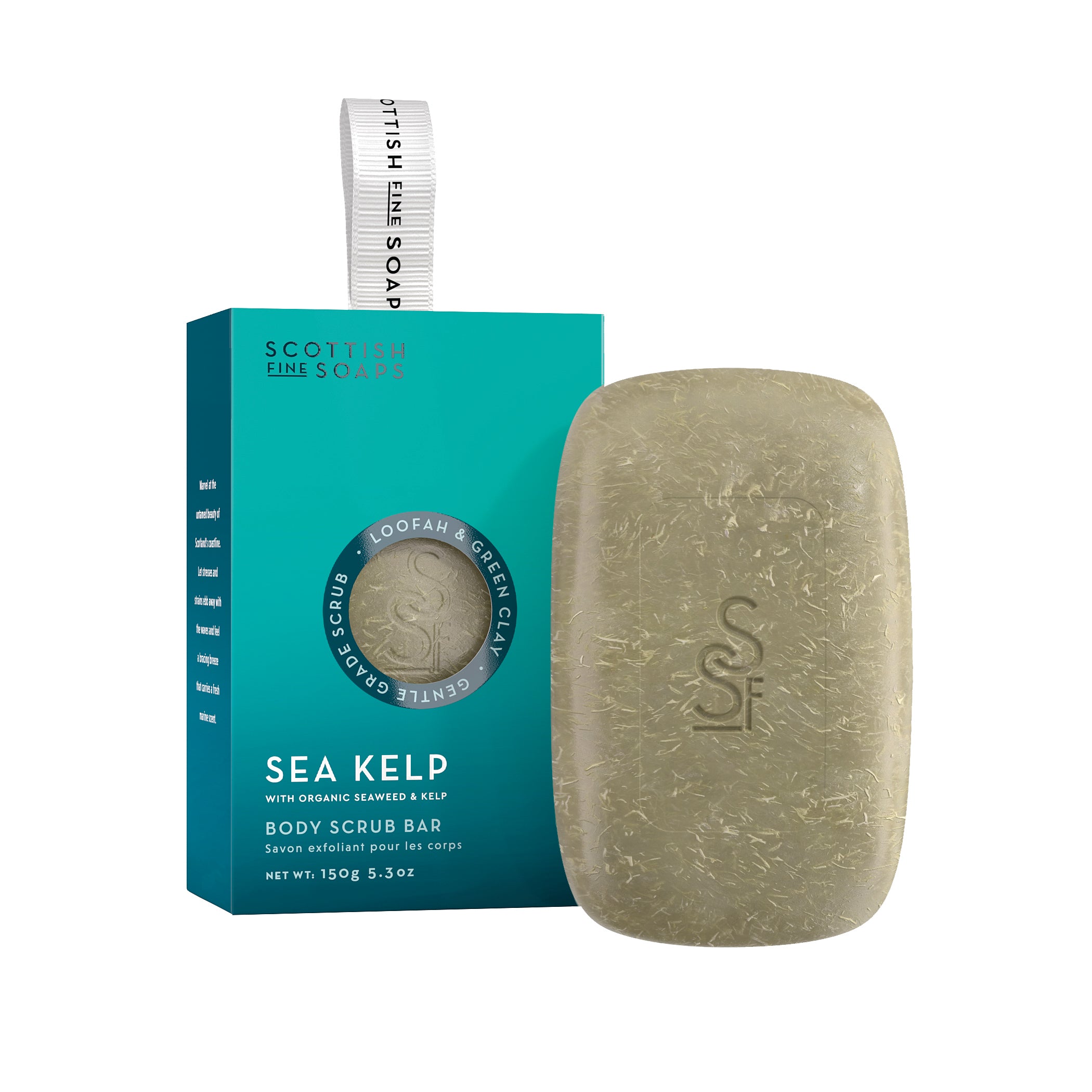 The Scottish Fine Soaps Sea Kelp Body Scrub Bar 150g