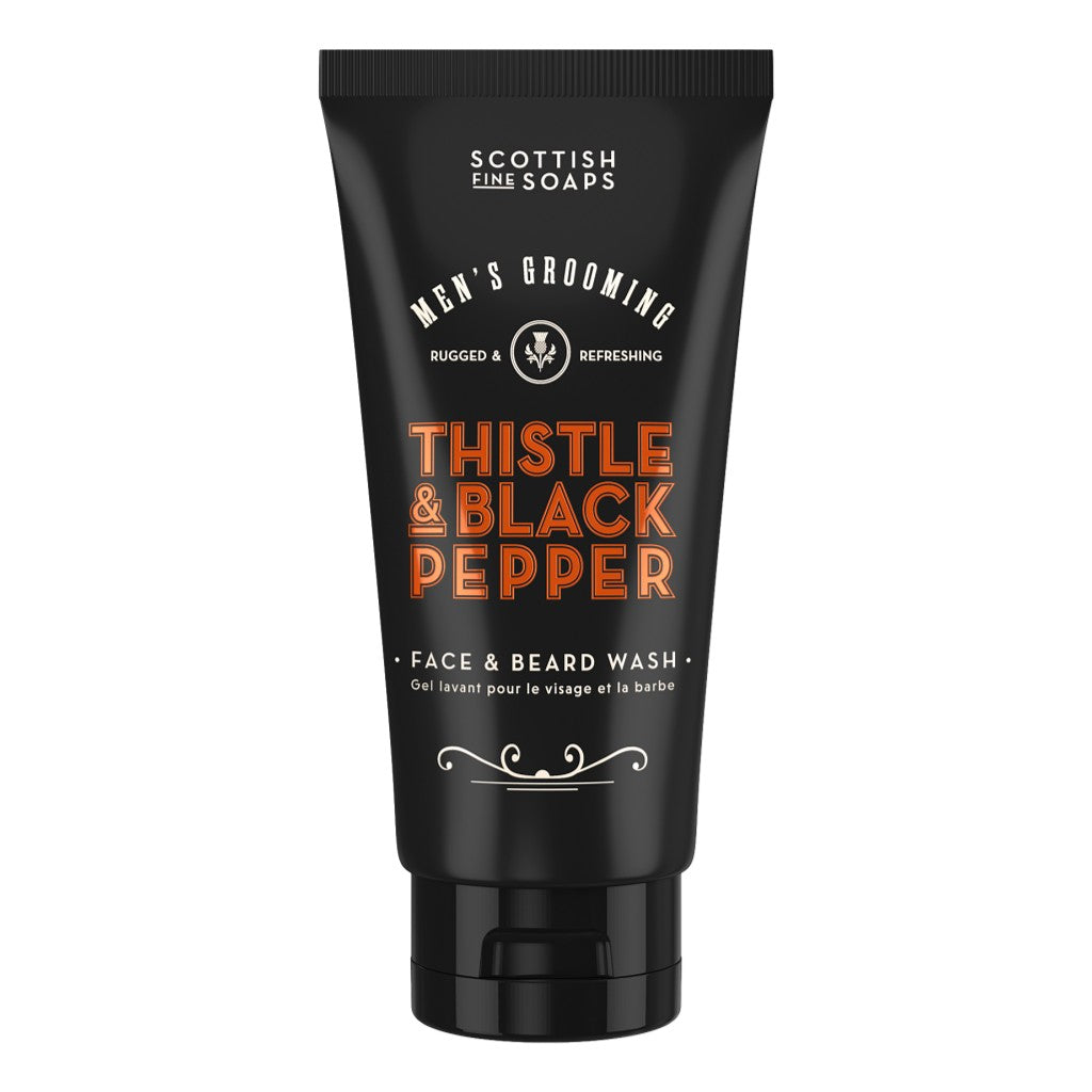 The Scottish Fine Soaps Thistle & Black Pepper Face & Beard Wash 150ml