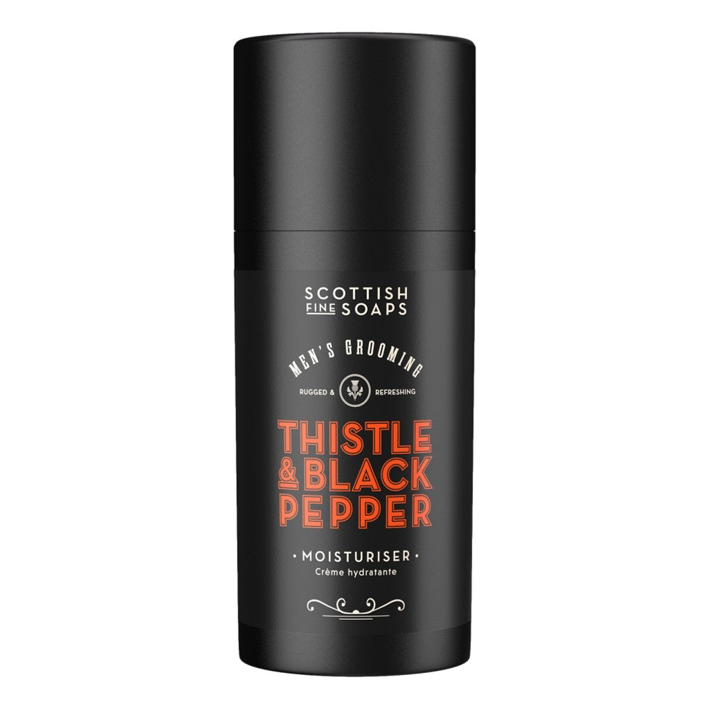 The Scottish Fine Soaps Thistle & Black Pepper Moisturiser 100ml