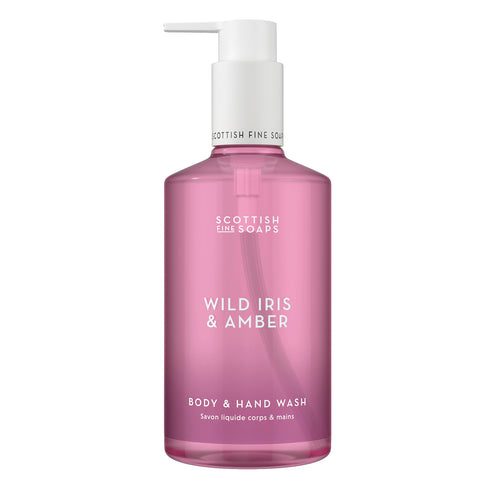 The Scottish Fine Soaps Wild Iris & Amber Body & Hand Wash 300ml