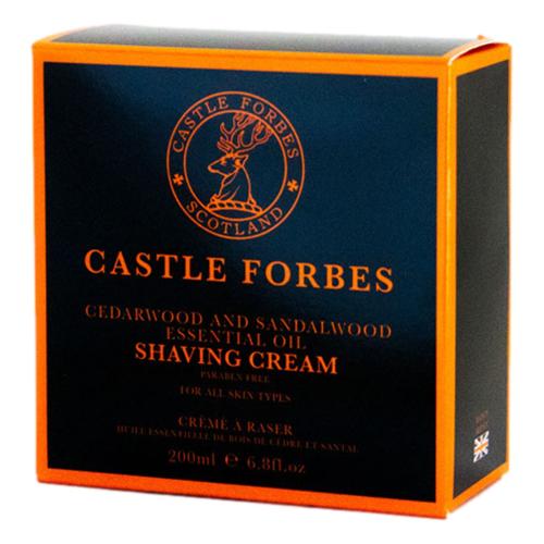 Castle Forbes Cedarwood and Sandalwood Shaving Cream 200ml