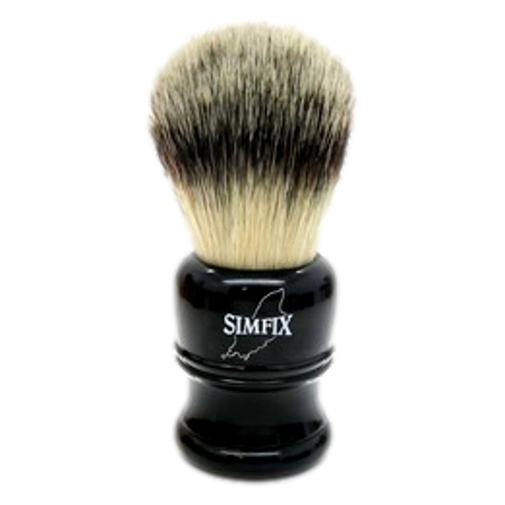 Simpsons 'Simfix' SF1 Sovereign Synthetic Bristle Faux Ebony Shaving Brush