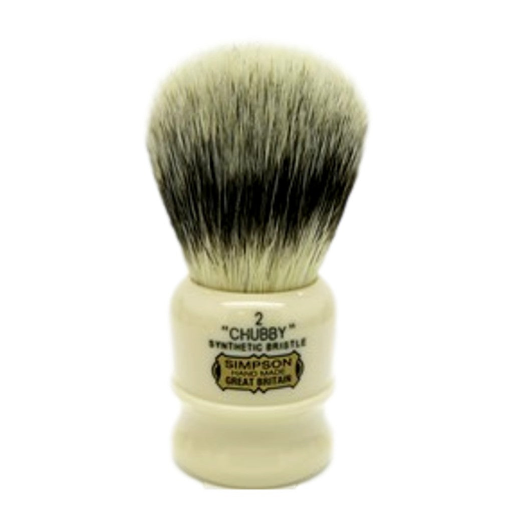 Simpsons 'Chubby 2' Synthetic Shaving Brush - Cyril R. Salter | Trade Suppliers of Luxury Grooming Products