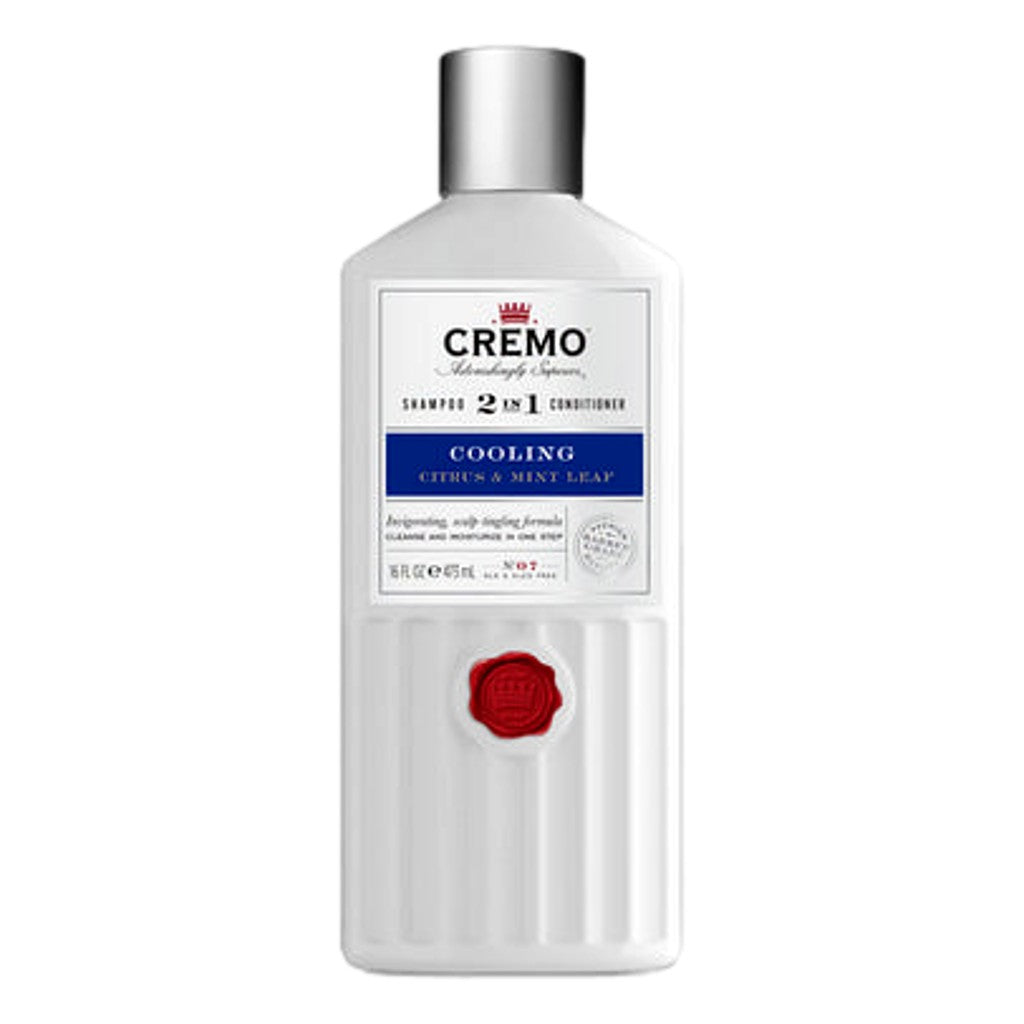 Cremo Restorative 2-in-1 Citrus & Mint Leaf Shampoo & Conditioner