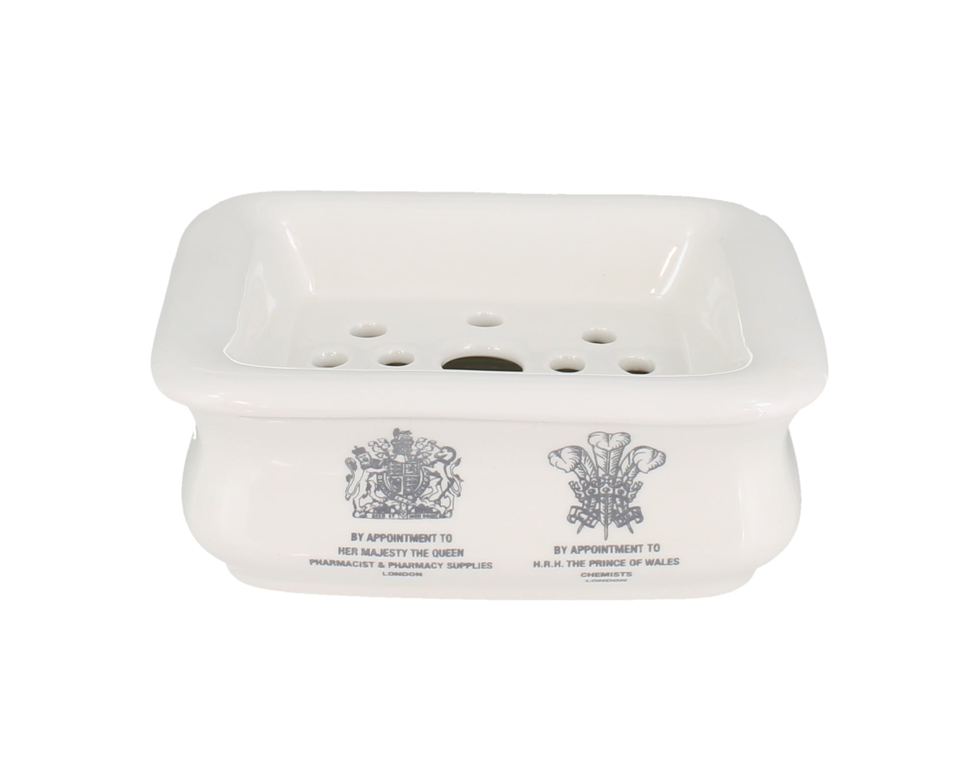 D.R. Harris Earthenware Two Piece Soap Dish