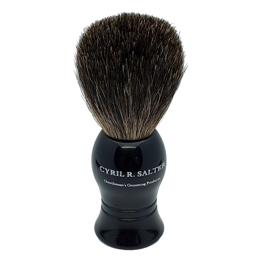 Brocha de Afeitar Cyril R. Salter Pure Dark Badger Hair
