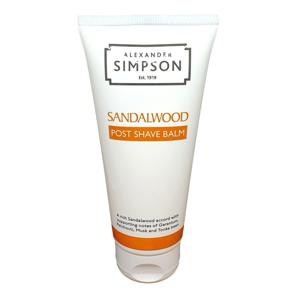 Alexander Simpson Est. 1919 Sandalwood Post Shave Balm 100ml - Cyril R. Salter | Trade Suppliers of Gentlemen's Grooming Products