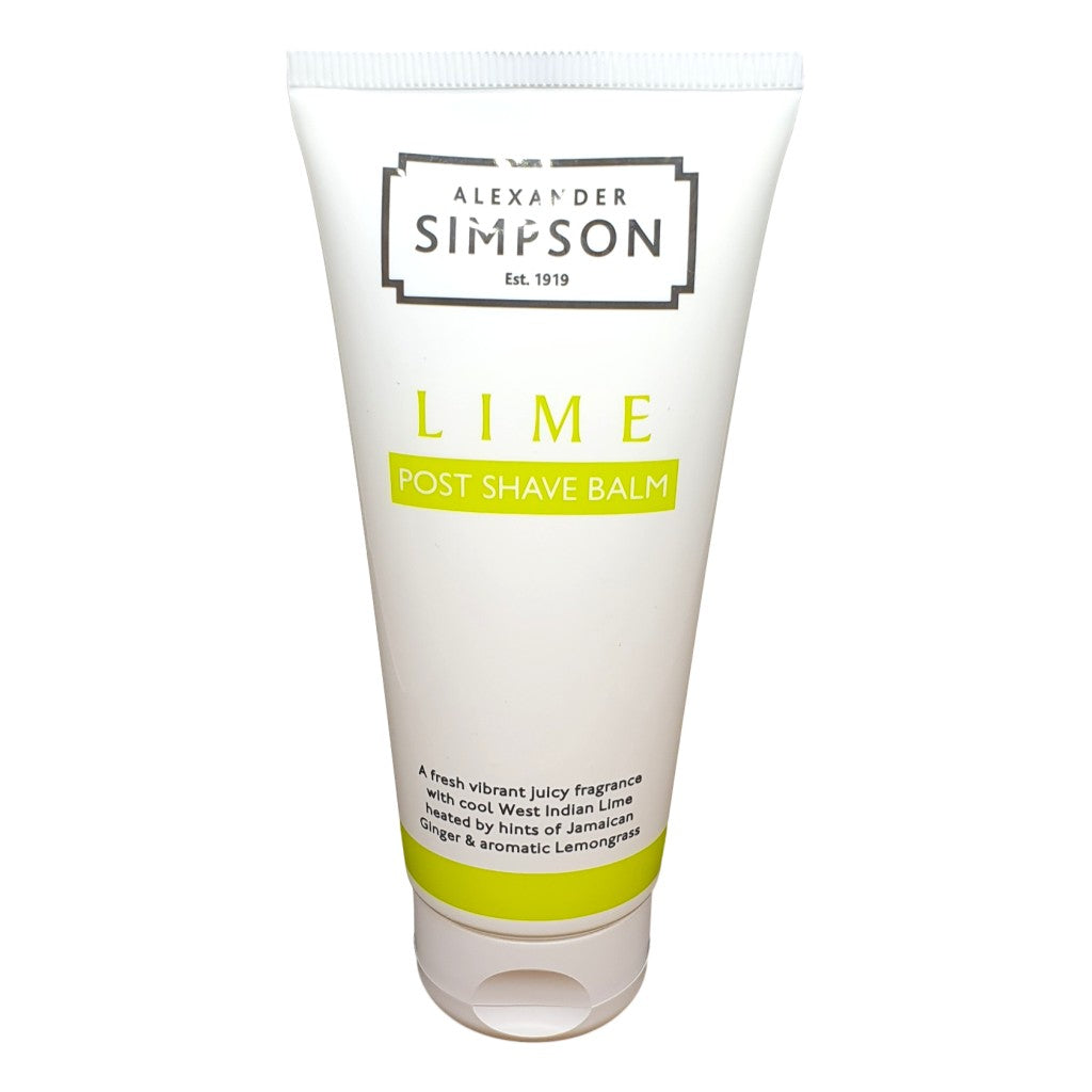 Alexander Simpson Est. 1919 Lime Post Shave Balm 100ml - Cyril R. Salter | Trade Suppliers of Gentlemen's Grooming Products