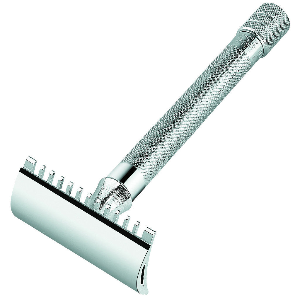 Merkur Long Handled Open Comb Double Edge Safety Razor 9025001 - Cyril R. Salter