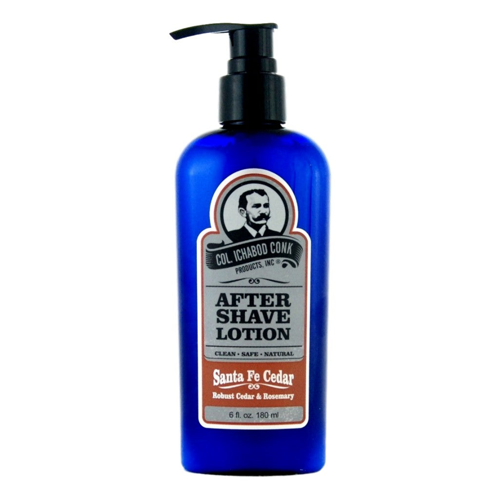 Colonel Conk’s Natural After Shave Lotion - Santa Fe Cedar 180ml - Cyril R. Salter | Trade Suppliers of Gentlemen's Grooming Products