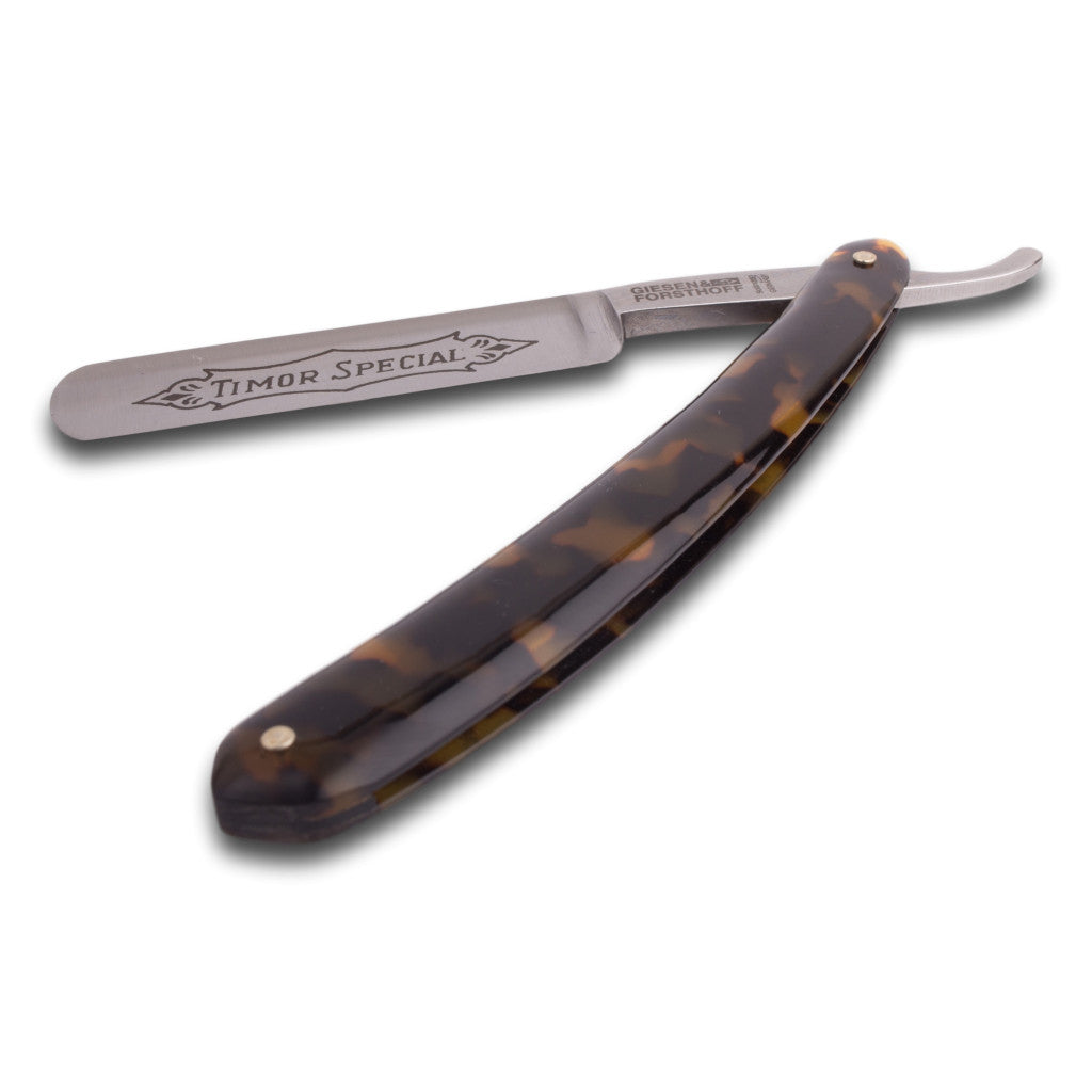 Giesen & Forsthoff 'Timor Special' Tortoishell Straight Razor 500 - Cyril R. Salter