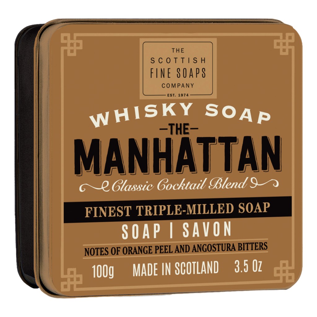 The Scottish Fine Soaps Company Soap In A Tin – The Manhattan 100g - Cyril R. Salter