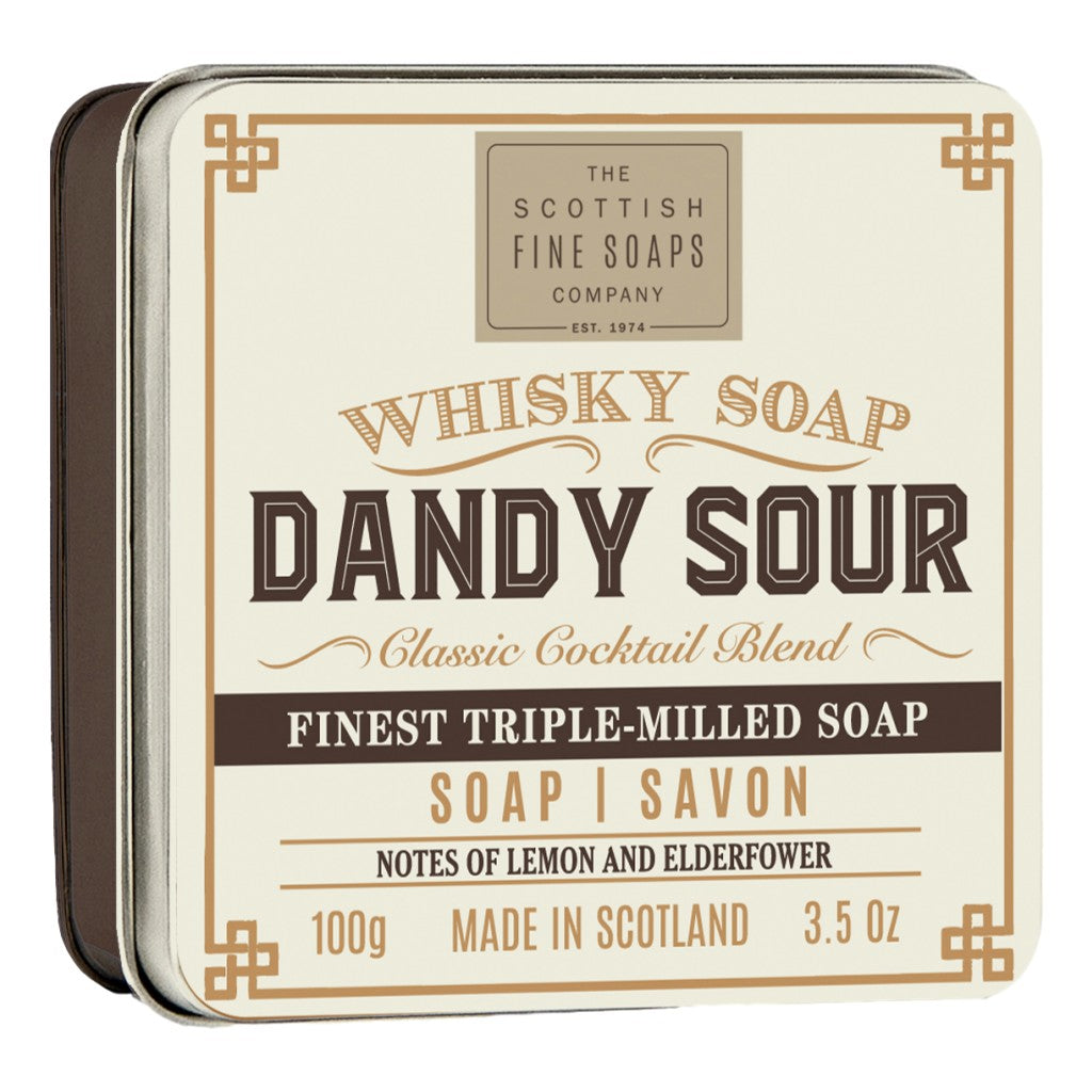 The Scottish Fine Soaps Company Soap In A Tin – Dandy Sour 100g - Cyril R. Salter