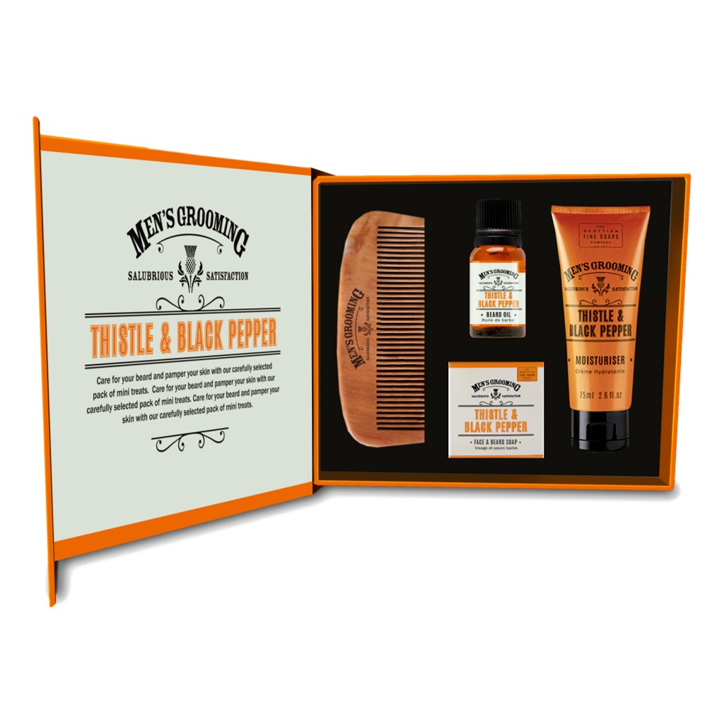 The Scottish Fine Soaps Company Men’s Grooming Face & Beard Care Kit - Cyril R. Salter
