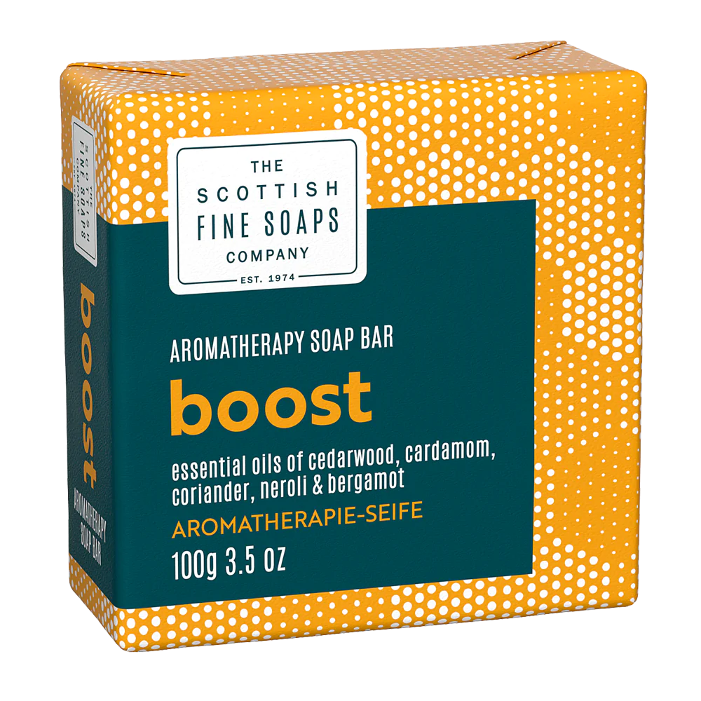 The Scottish Fine Soaps Company Barra de jabón de aromaterapia 100 g - Boost
