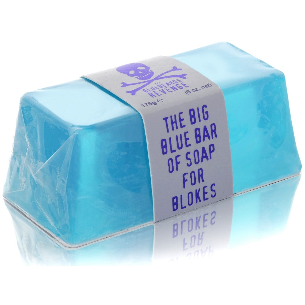 The Bluebeards Revenge Big Blue Bar Of Soap For Blokes (175g) - Cyril R. Salter