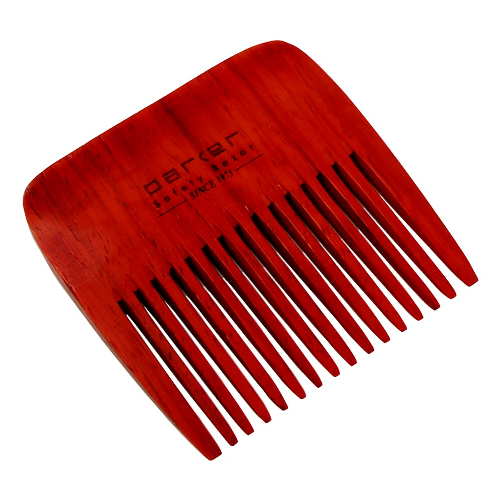 Parker Single Sided Rosewood Beard Comb - Cyril R. Salter | Trade Suppliers of Gentlemen's Grooming Products