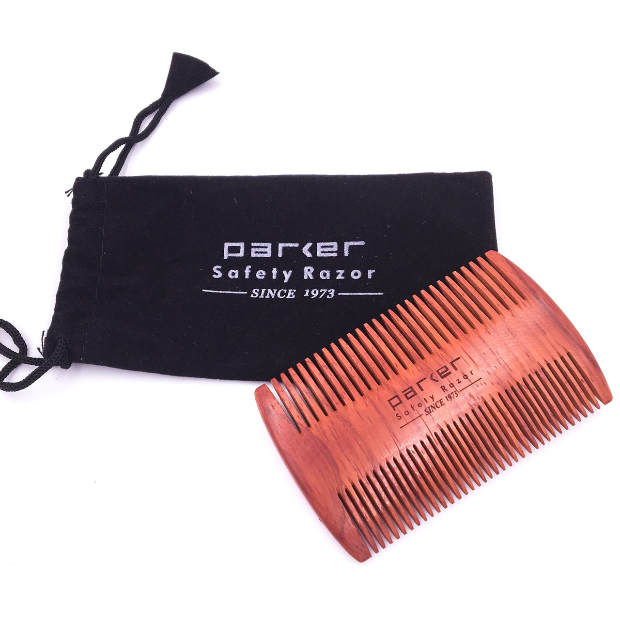Parker Double Sided Rosewood Beard Comb