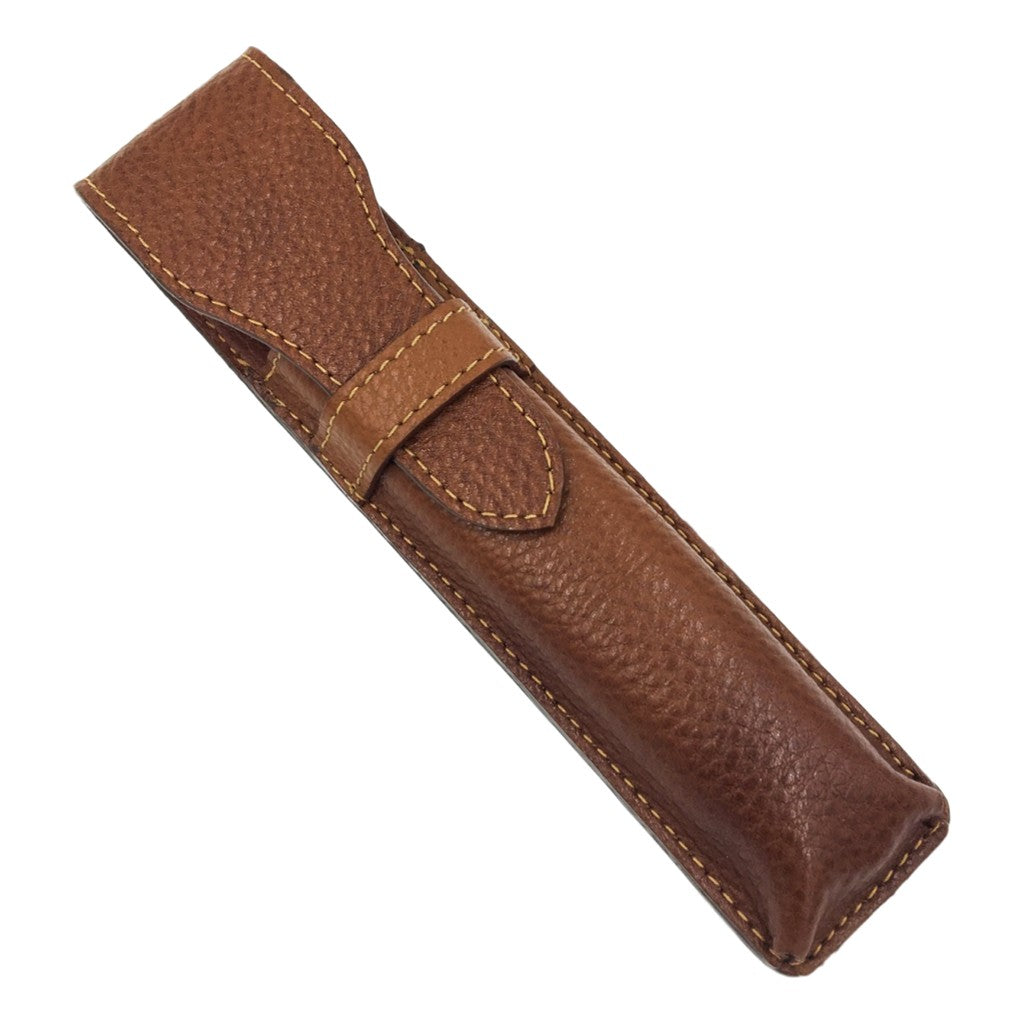 Parker Leather Saddle Case Straight Razors - Cyril R. Salter | Trade Suppliers of Gentlemen's Grooming Products