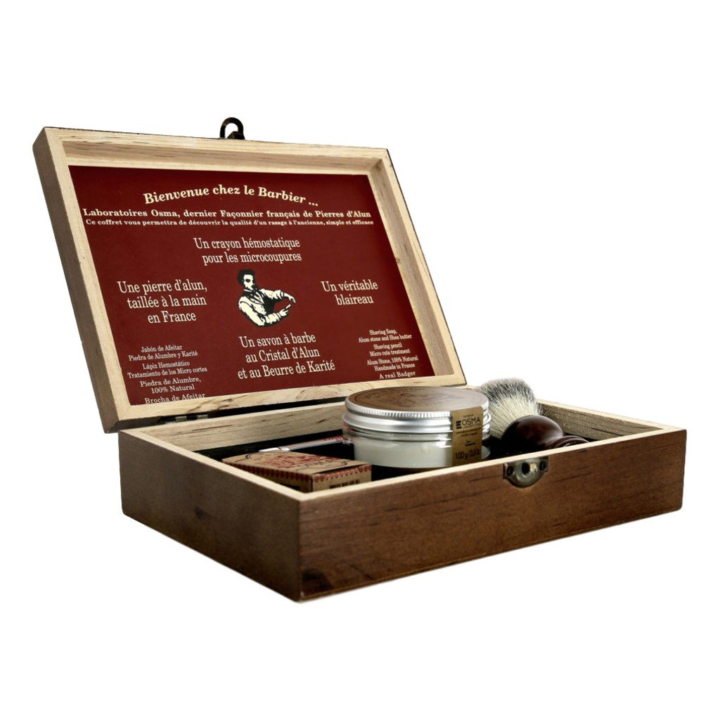 Osma Wooden Shaving Set - Cyril R. Salter | Trade Suppliers of Luxury Grooming Products