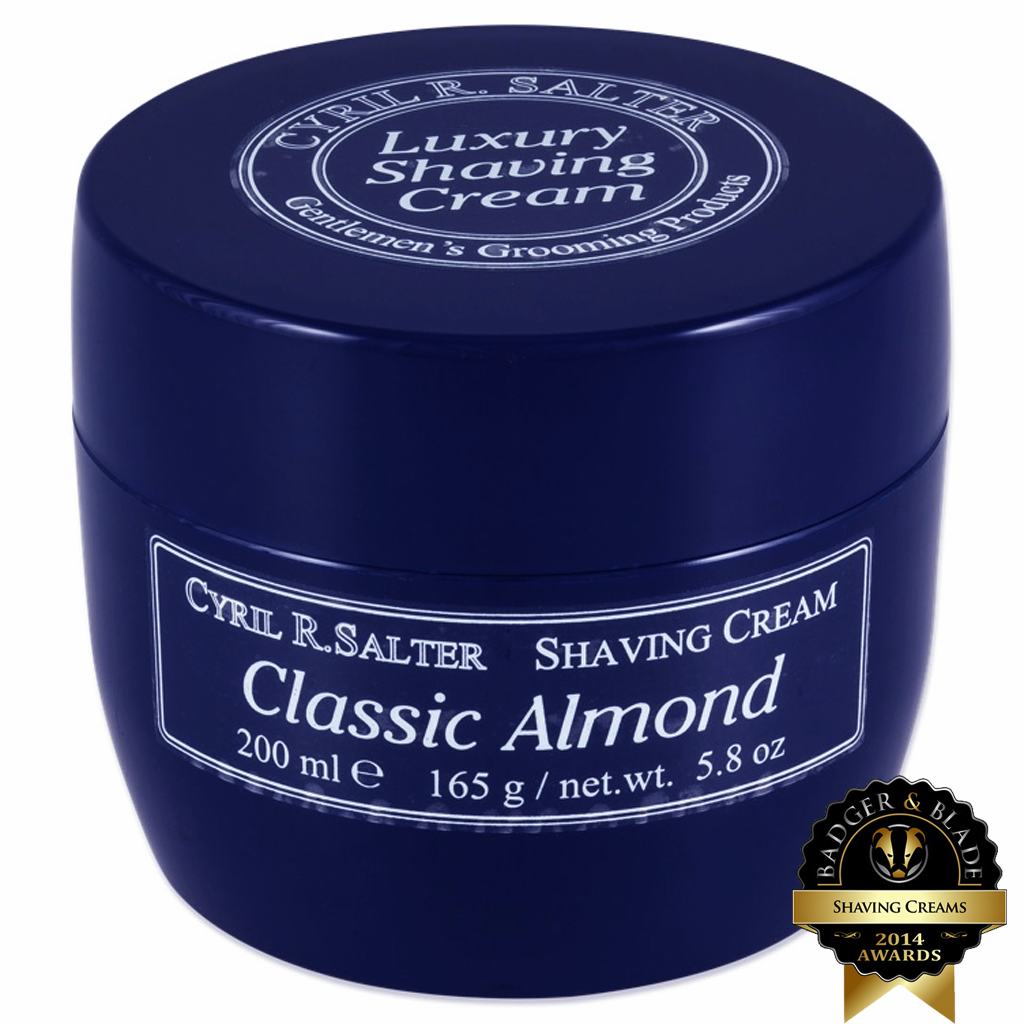 Cyril R. Salter Classic Almond Shaving Cream 165g