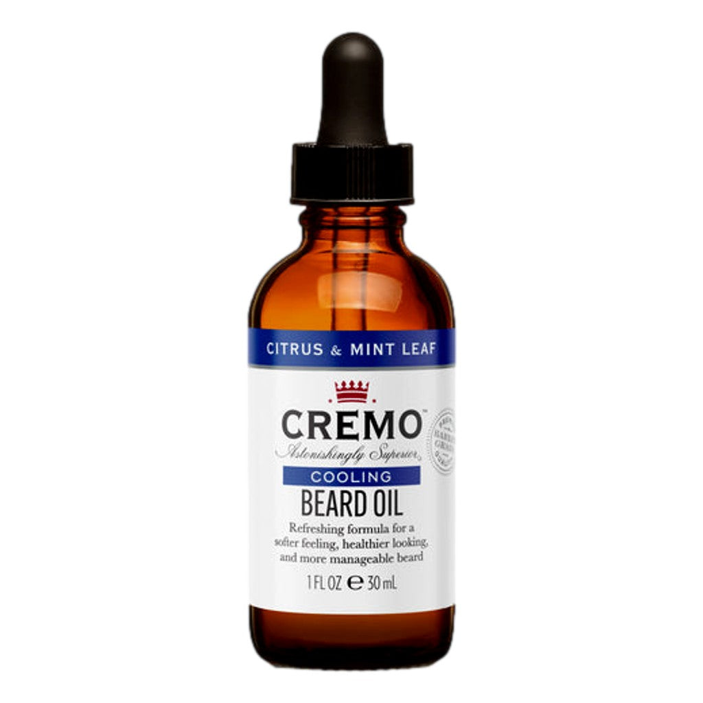 Aceite refrescante para barba Cremo Citrus &amp; Mint Leaf