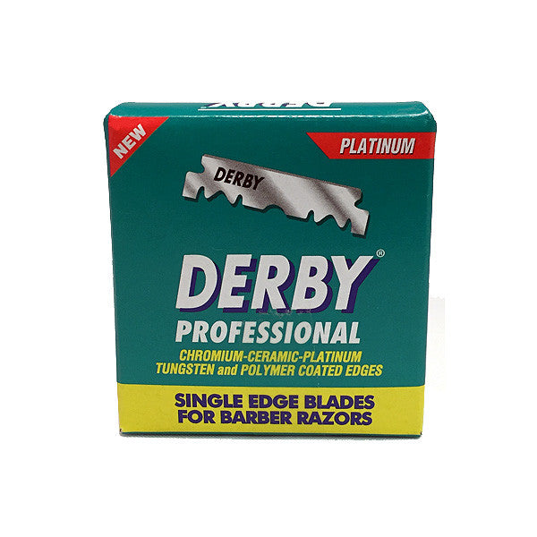 Derby Professional Single Edge Blades Pack of 100 - Cyril R. Salter