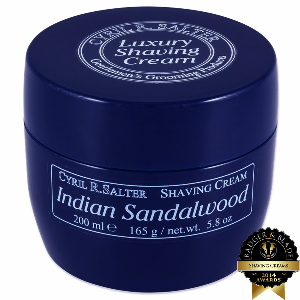 Cyril R. Salter Indian Sandalwood Shaving Cream 165g