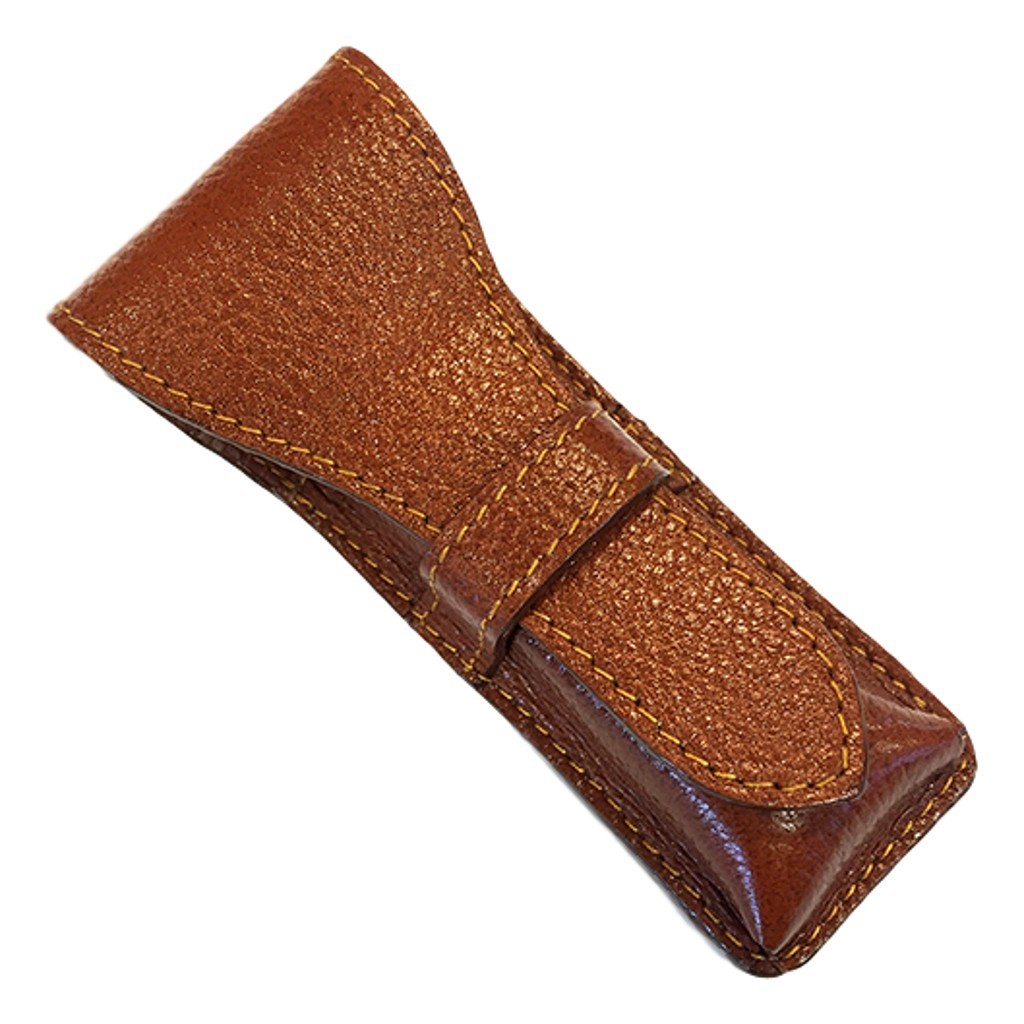 Parker Leather Saddle Case for Safety Razors - Cyril R. Salter | Trade Suppliers of Gentlemen's Grooming Products