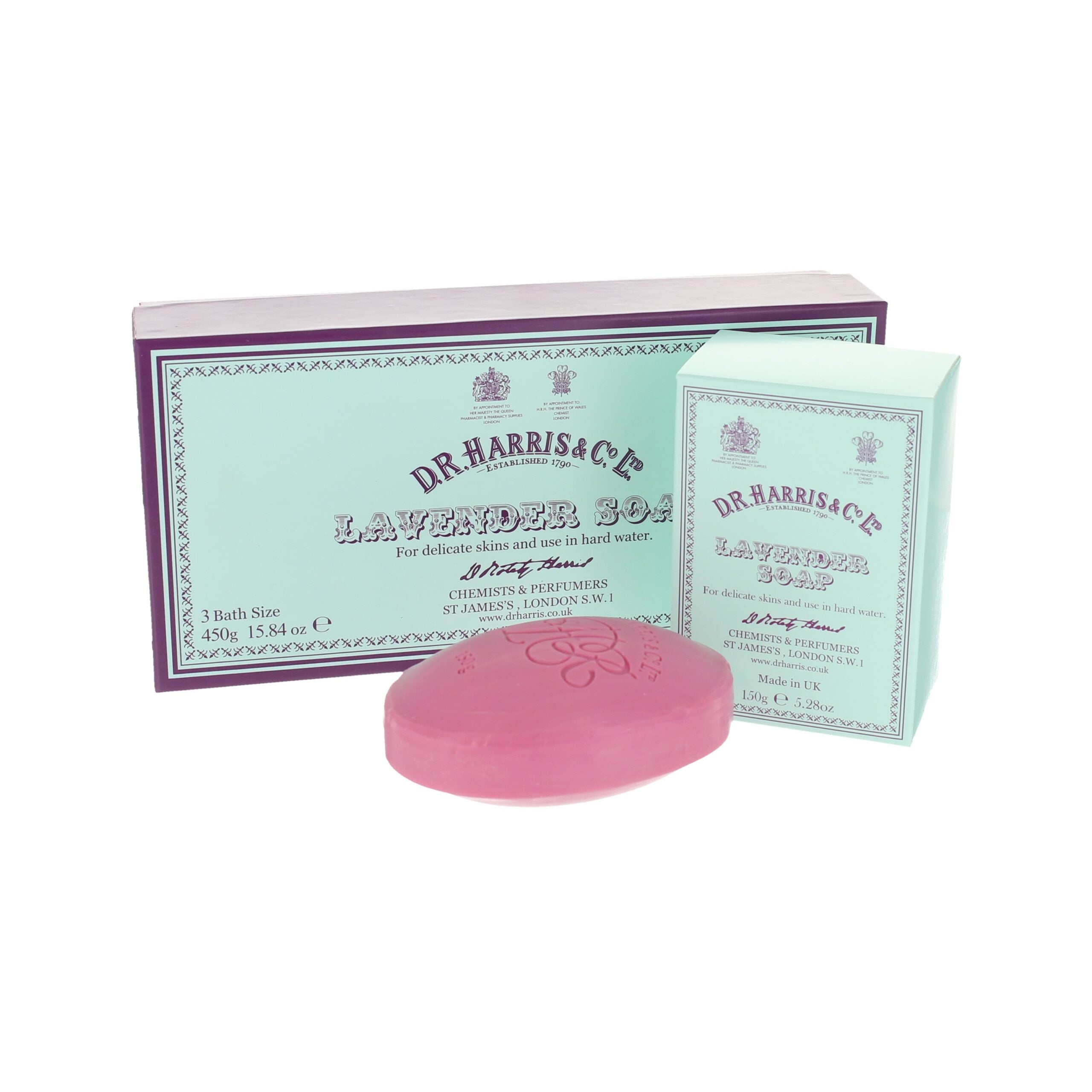 D.R. Harris Lavender Bath Soap 3 Pack