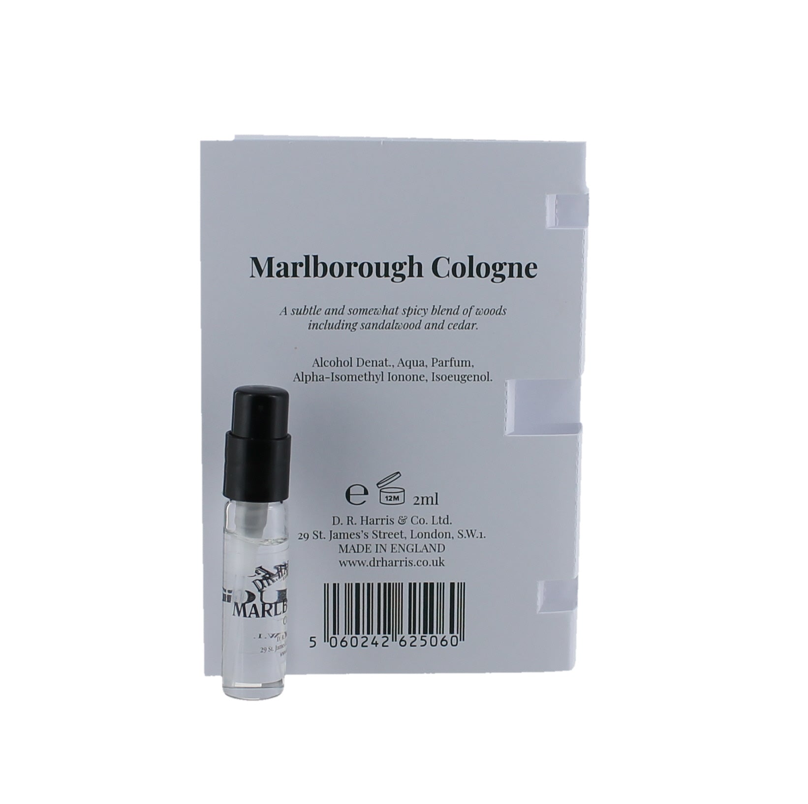 DR Harris Marlborough Colonia 2ml Spray