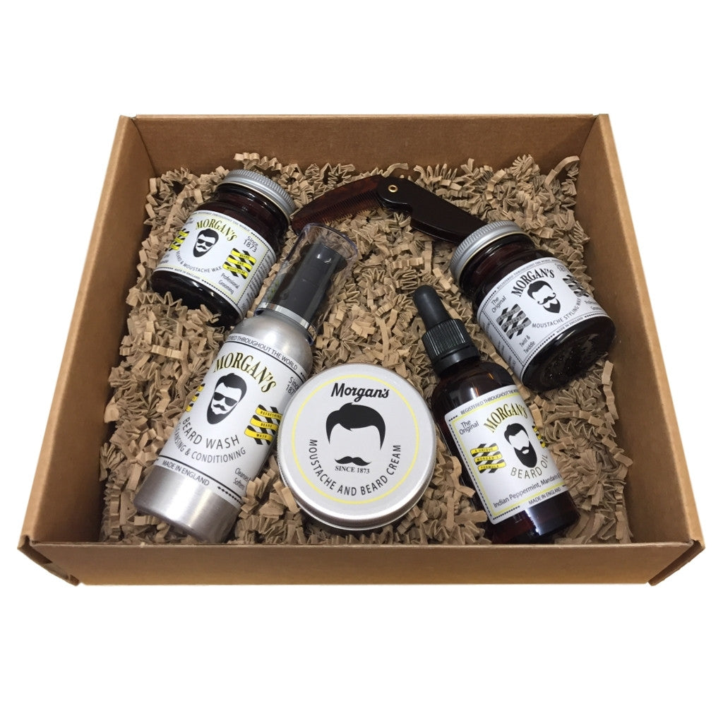 Morgan's Moustache and Beard Grooming Gift Set - Cyril R. Salter