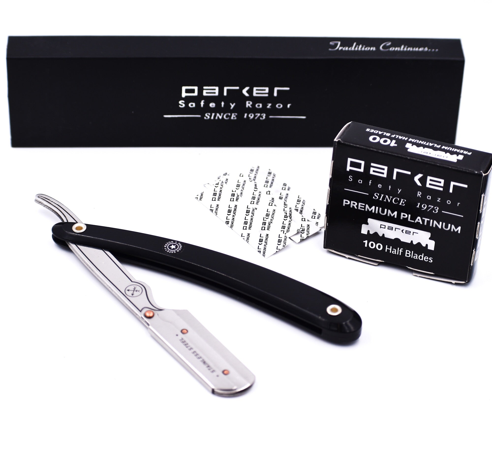 Cuchillas Parker Safety Razor Premium de un solo filo