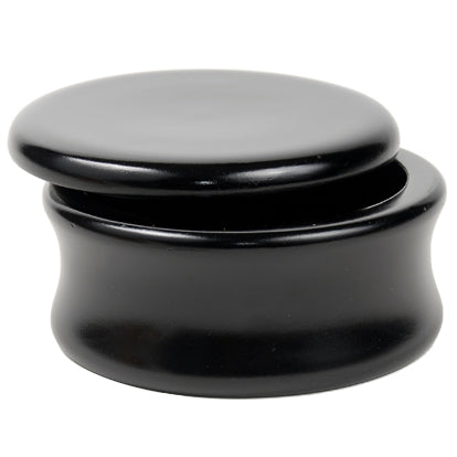Parker Black Mango Wood Shaving Soap Bowl - Cyril R. Salter | Trade Suppliers of Gentlemen's Grooming Products