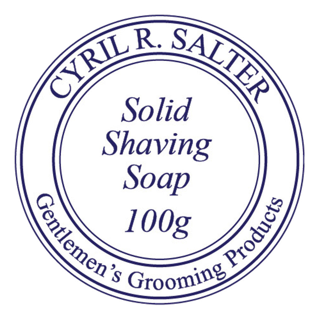 NEW Cyril R. Salter Solid Shaving Soap 100g Refill