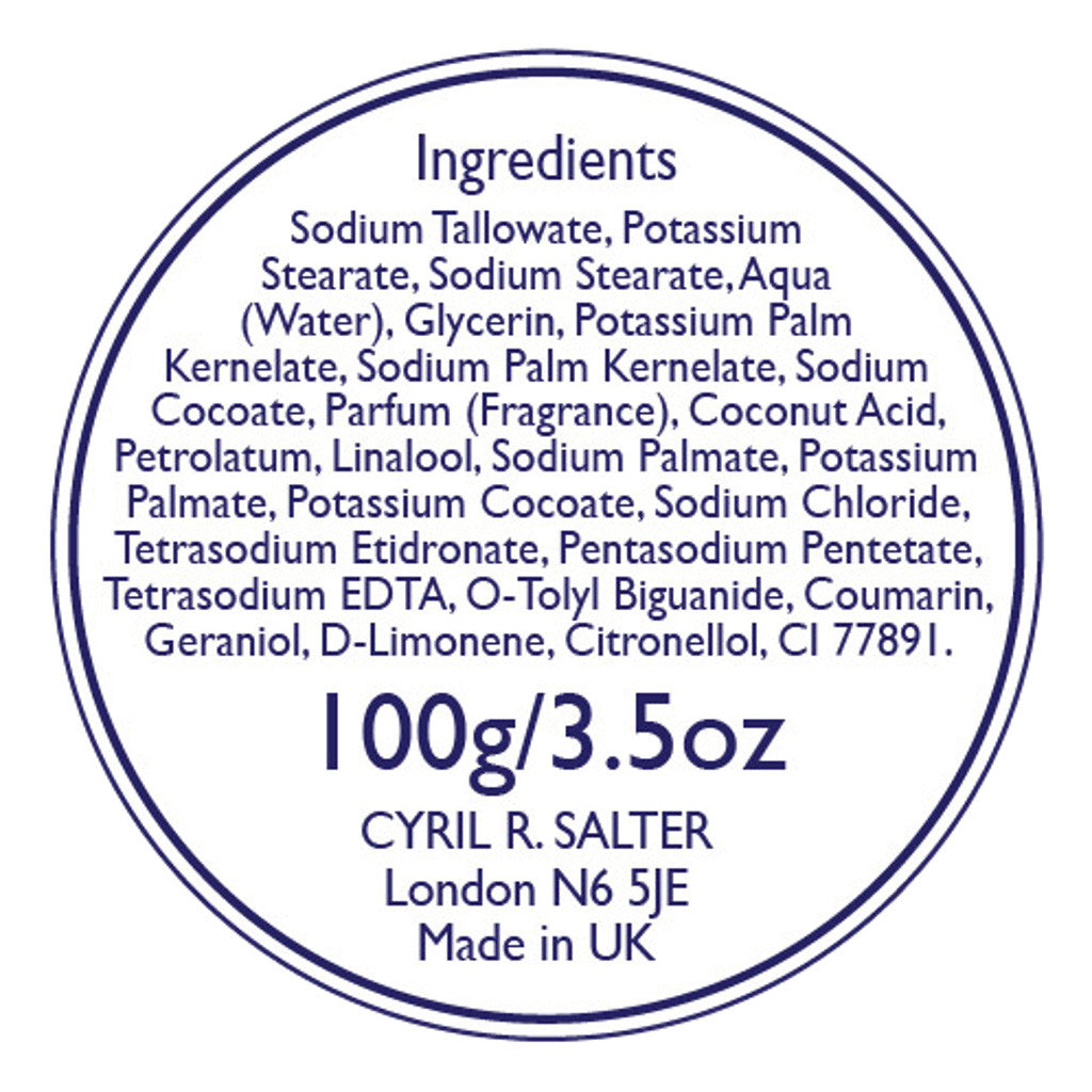 NEW Cyril R. Salter Solid Shaving Soap 100g Refill