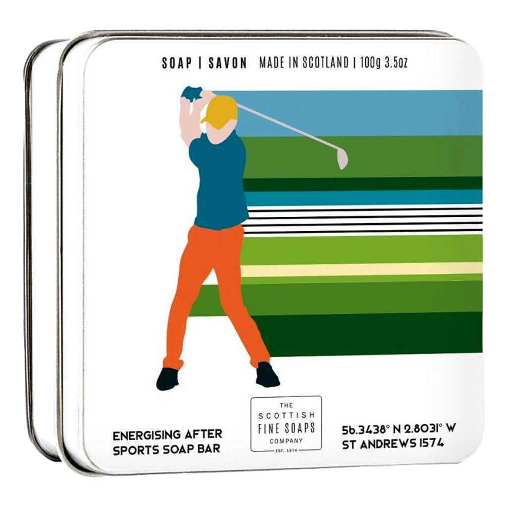 Jabón deportivo The Scottish Fine Soaps Company - Golf, lata de 100 g