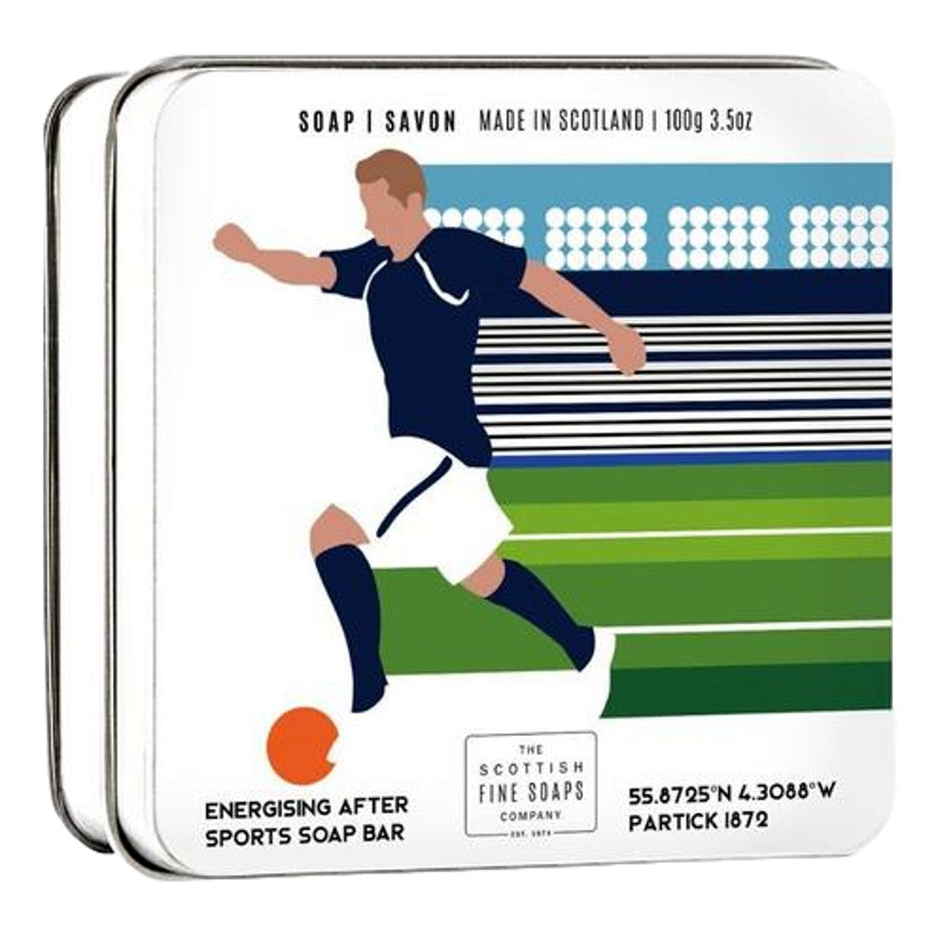 Jabón deportivo The Scottish Fine Soaps Company - Fútbol Lata de 100 g