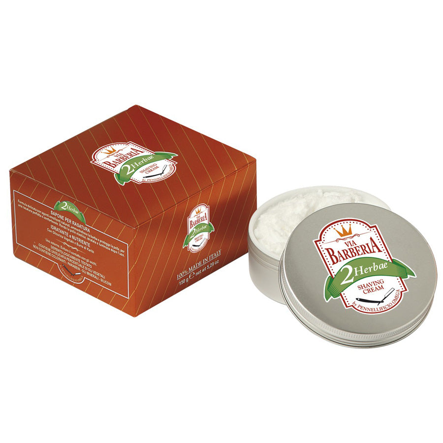 Omega Via Barberia Herbae Shaving Cream 125ml - Cyril R. Salter