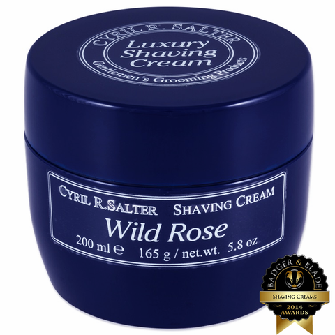Cyril R. Salter Wild Rose Shaving Cream 165g