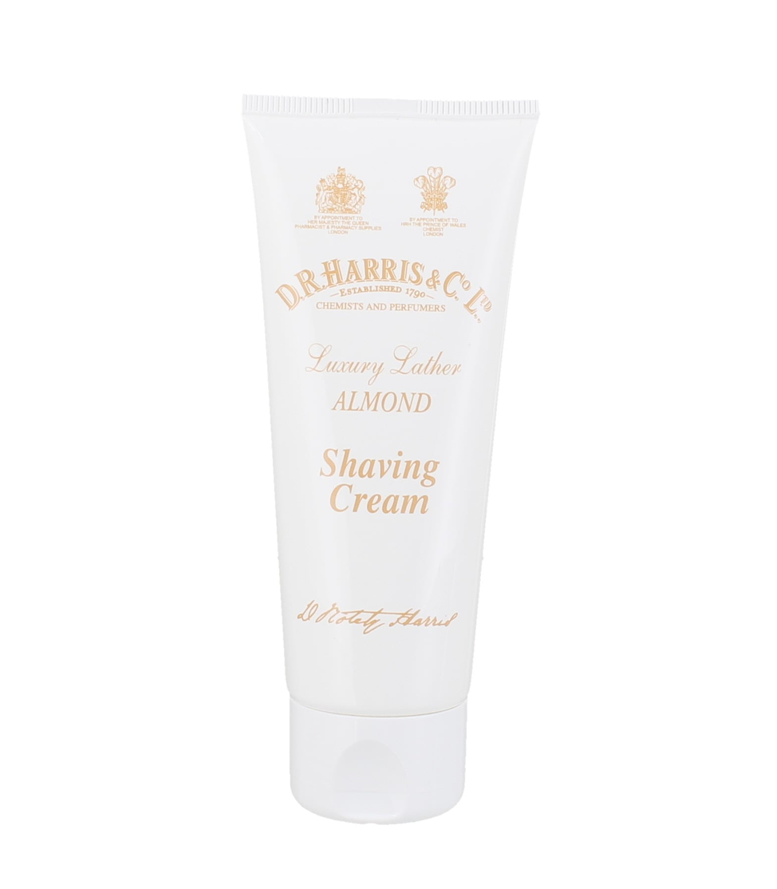 D.R. Harris Almond Luxury Lather Shaving Cream - tube 75g