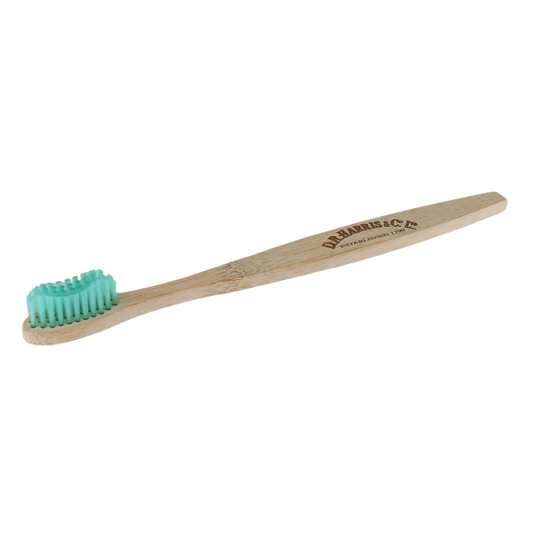 Cepillo de dientes de bambú biodegradable verde oscuro DR Harris