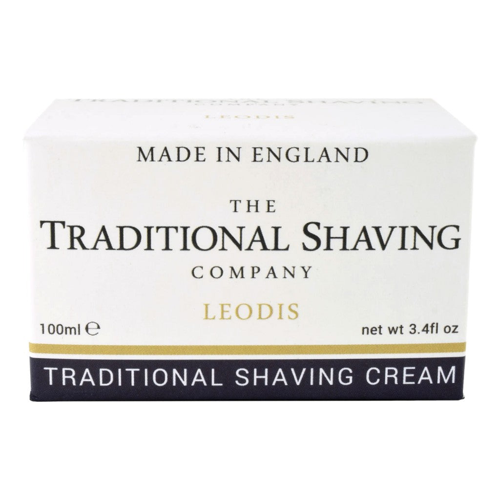 The Traditional Shaving Company Leodis Shaving Cream 100ml - Cyril R. Salter | Trade Suppliers of Gentlemen's Grooming Products