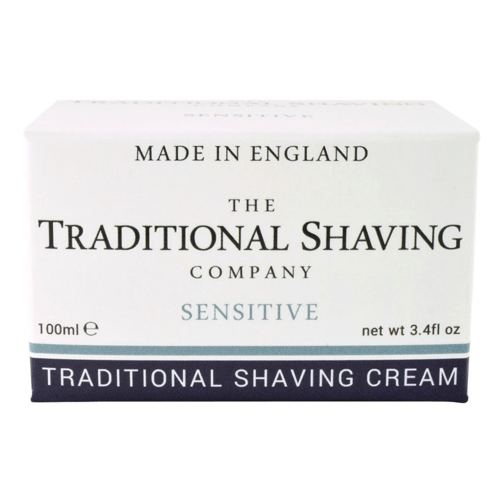 The Traditional Shaving Company Sensitive Shaving Cream 100ml - Cyril R. Salter | Trade Suppliers of Gentlemen's Grooming Products