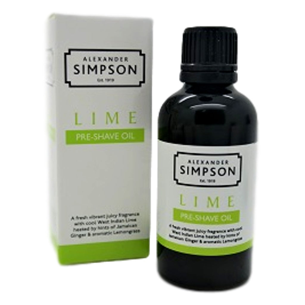 Alexander Simpson Est. 1919 Pre-Shave Oil Lime 50ml