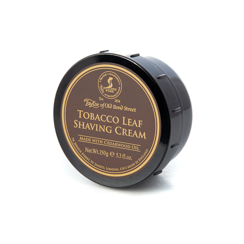 Taylor of Old Bond Street Crema de Afeitar Hojas de Tabaco 150g