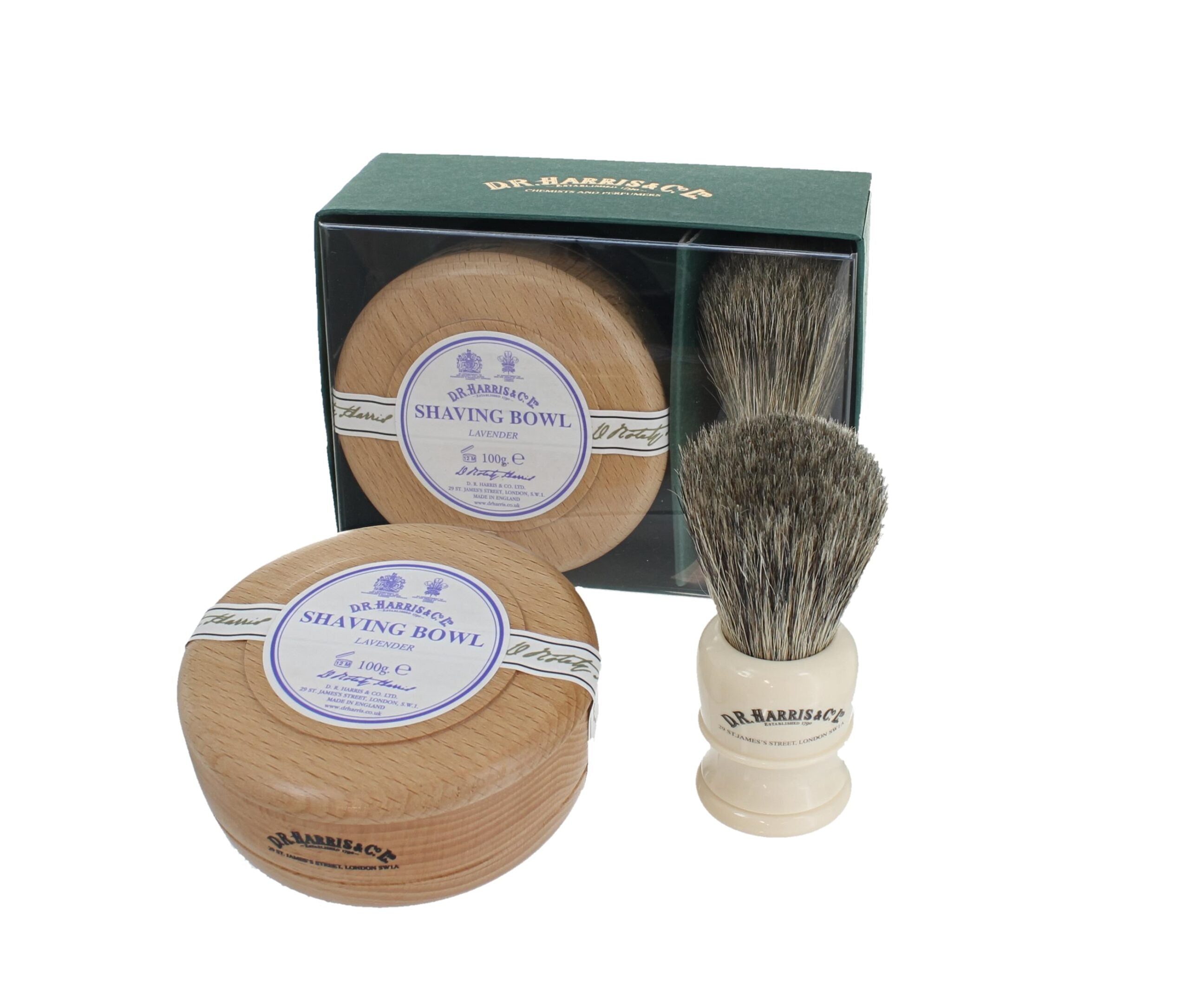D.R. Harris Lavender Shaving Gift Set Beech