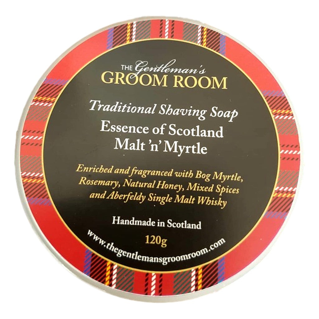 Jabón de afeitar Essence of Scotland de The Gentleman's Groom Room 120 g (todos los aromas)