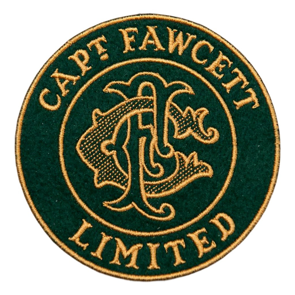 Captain Fawcett's Captain Fawcett's Embroidered Felt Patch